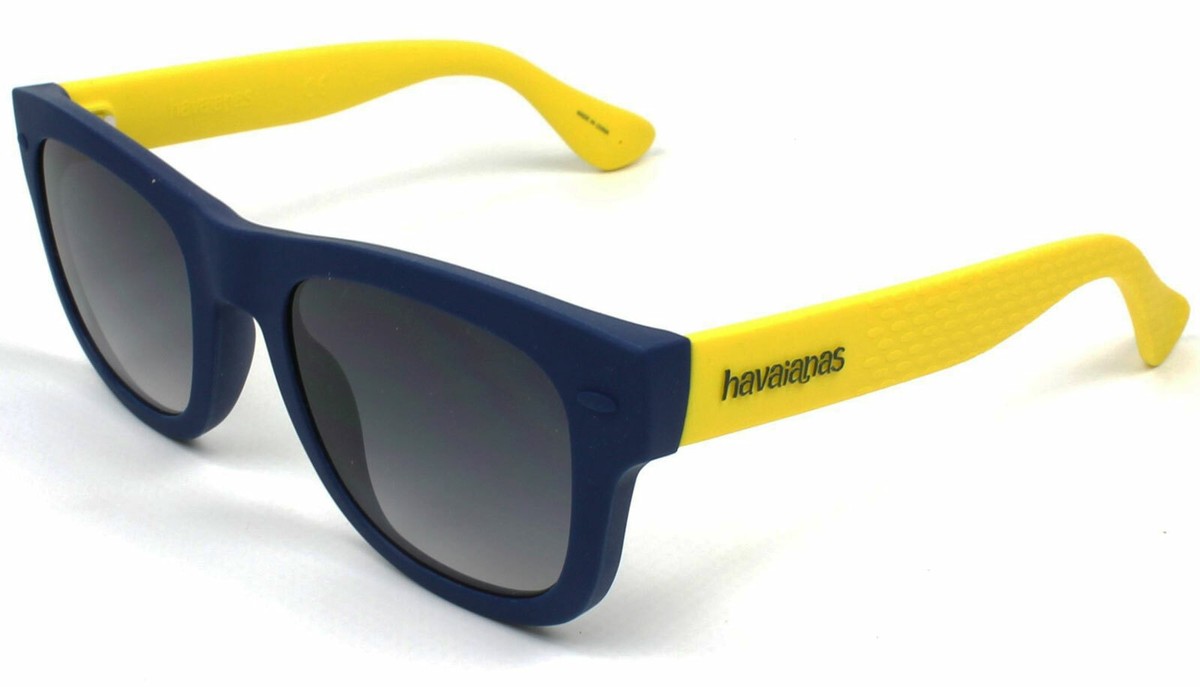 Havaianas Paraty/M 220 Unisex Blue/Yellow Sunglasses Grey Gradient