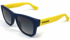Havaianas Paraty/M 220 Unisex Blue/Yellow Sunglasses Grey Gradient Lens