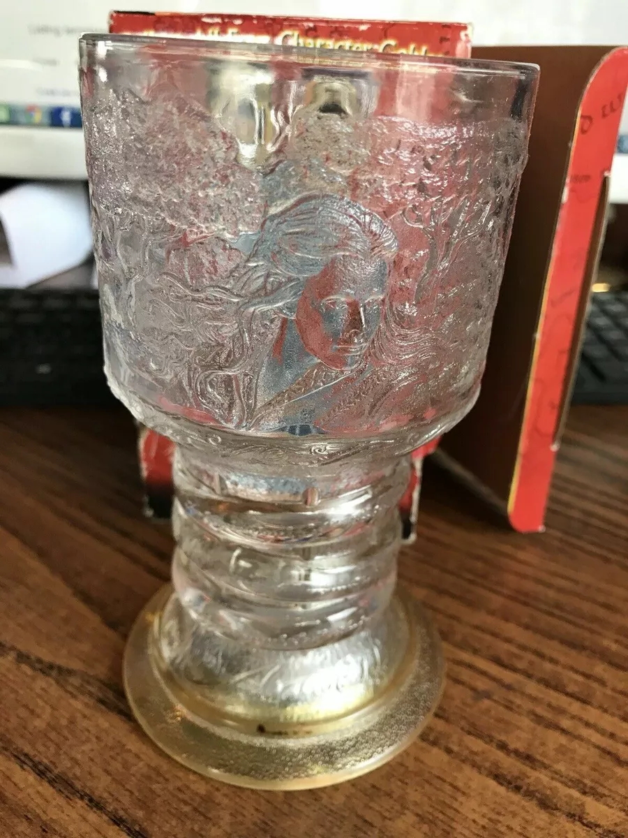 Lord of the Rings Arwin Glass Goblet Burger King Collectible