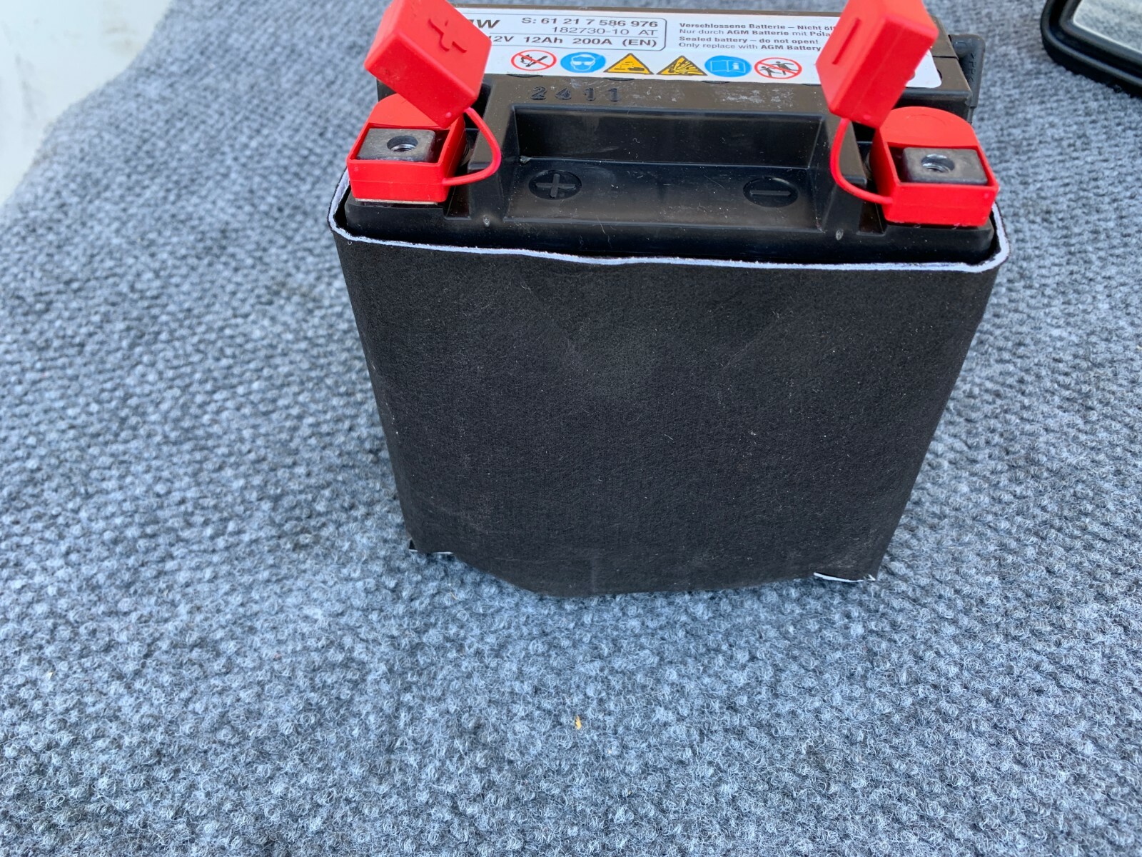 BMW 650I 640I M6 CONVERTIBLE (12-16) SUPPORTING BATTERY 12V 7586976 | eBay