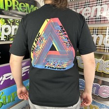Palace Tri-Ferg Colour Blur T-shirt - Black - FW20