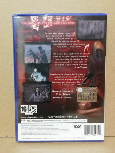 Forbidden Siren Playstation PS2 Italian Edition First Print NEW SEALED - Picture 2 of 10