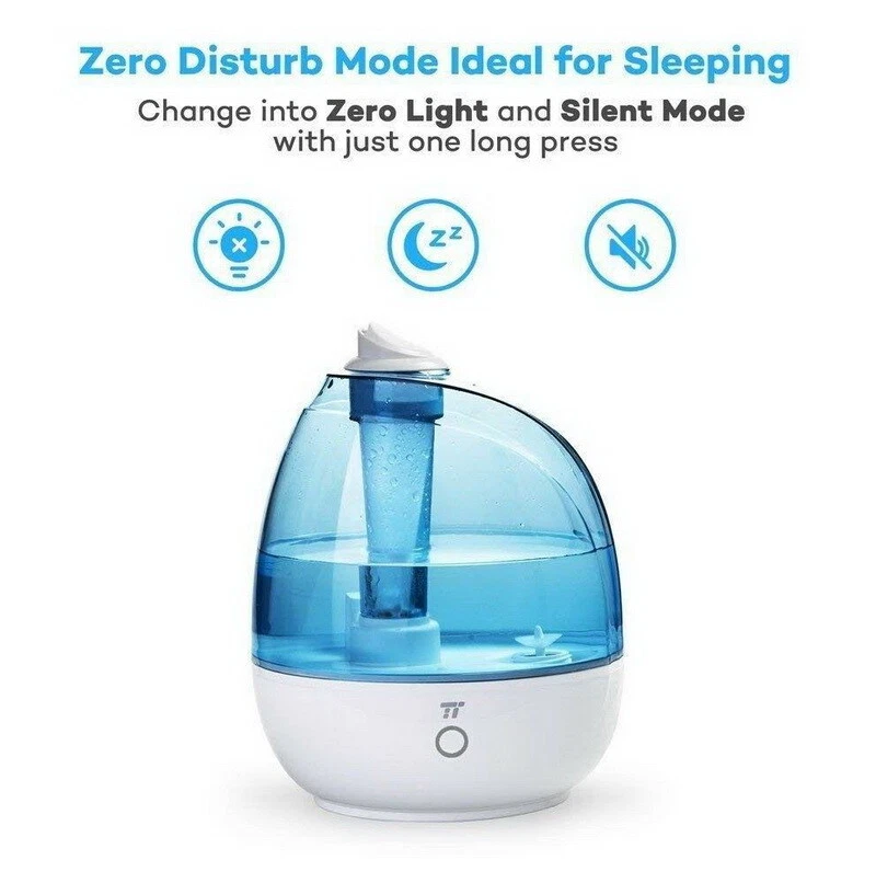 TaoTronics Cool Mist Humidifier 2 Liter Quiet Waterless BPA-Free TT-AH009 DI09 - Image 4 of 4