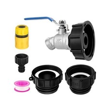 275-330 Gallon IBC Tote Hose Adapter - 3-Size IBC Tote Adapter Kit ... Fast Ship