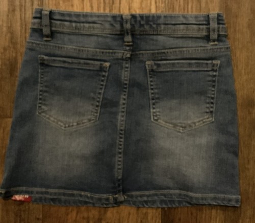 Member's Mark Girls Denim Skirt Size 7/8 Stretch Denim Adjustable Waistband - Picture 3 of 3