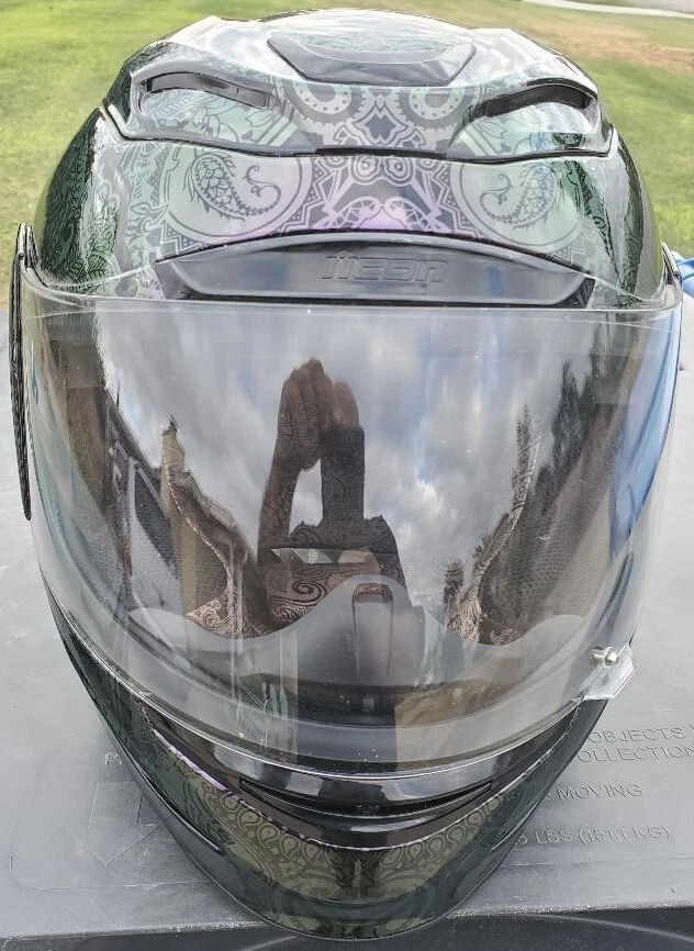 ICON Airmada Motorcycle ATV Helmet Size XXS cm 51-52 - Image 3 of 4