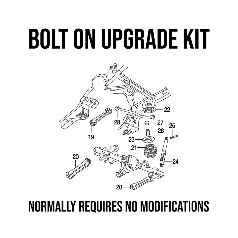 6x Grade 8 Case Hardened Jeep Comanche Truck Rear Leaf Spring & Shackle Bolt Kit Foto 4 de 4