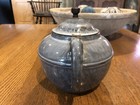 Graniteware Gray Bulbous Teapot  — photo 2