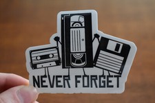 80s/90s Retro VHS Sticker, Retro sticker, Vin...