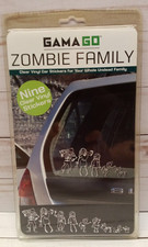 Gama Go Zombie Family Car Stickers 9 Clear Vinyl Stickers New Sealed Gama Go Zombie Family Car Stickers 9 Clear Vinyl Stickers New Sealed