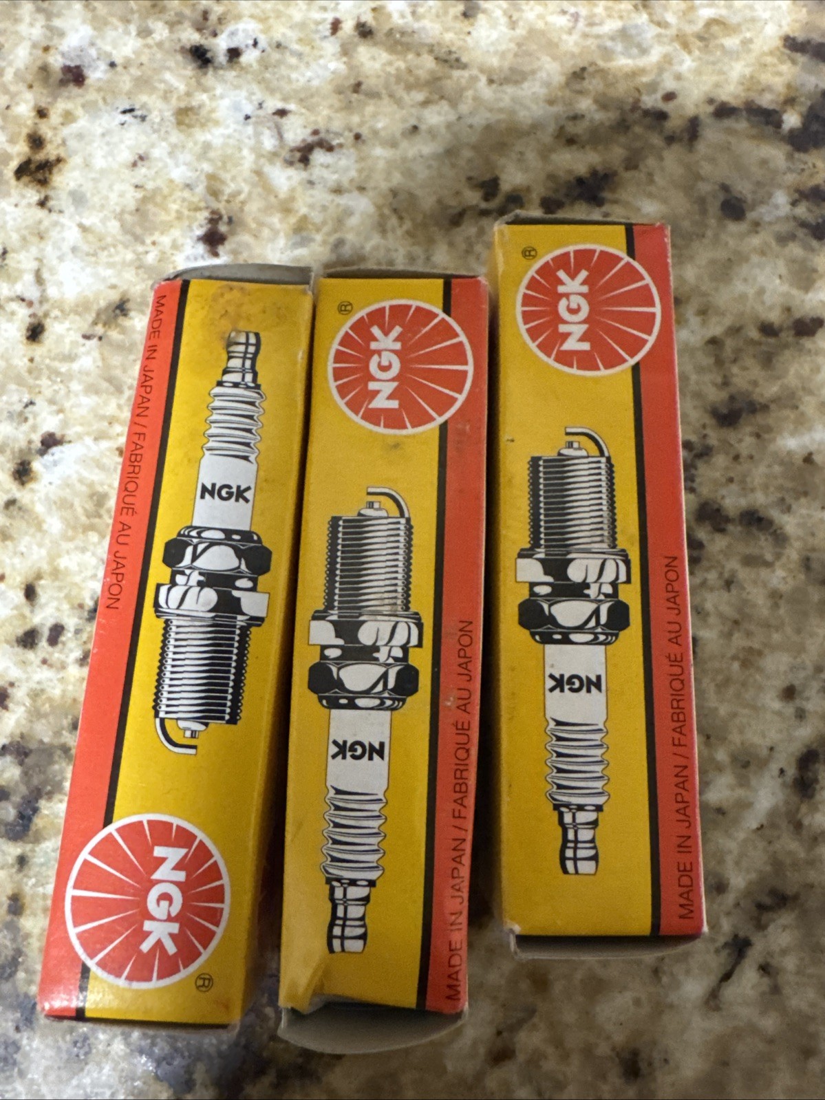 NGK Genuine OEM Authentic Spark Plugs BR9ES - 3 PACK