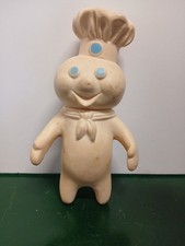 Vintage 1971 Pillsbury Doughboy Poppin' Fresh Rubber Figure 7"
