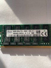 SK Hynix 64GB 4DRx4 PC4-2666V-LD2 HMAA8GL7AMR4N-VK-T3 AC Server Memory DELL 