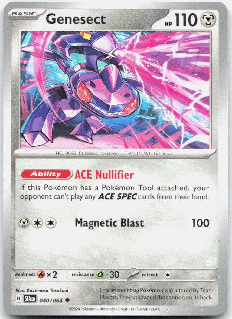 Genesect 040/064 SV Shrouded Fable U NM Pokémon — English