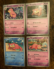 Pokemon TCG Slowpoke & Slowbro 4-Card Lot Paldean Fates Promo Eng 2023