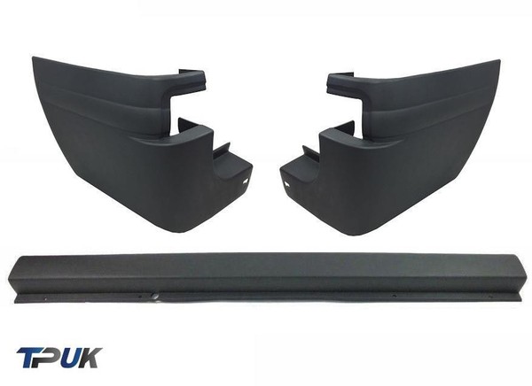 Ford Transit Jumbo Heck StoßStange Abdeckung+Links Rechts Endkappe Mk6 Mk7 2000-image