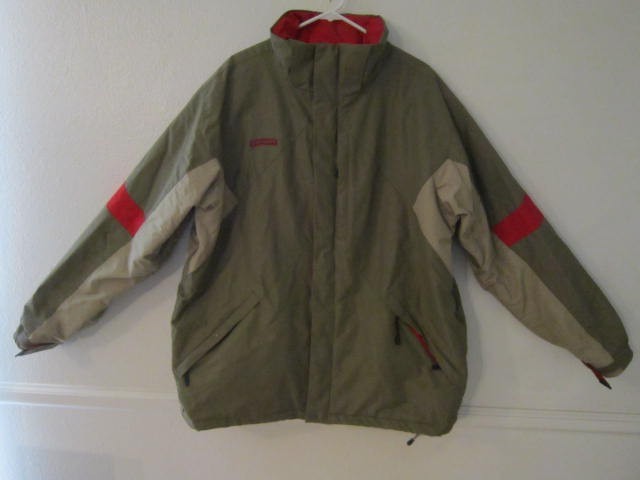 Columbia Convert Snowboard Ski Jacket Coat Mens XL Insulated Zip Pockets Awesome