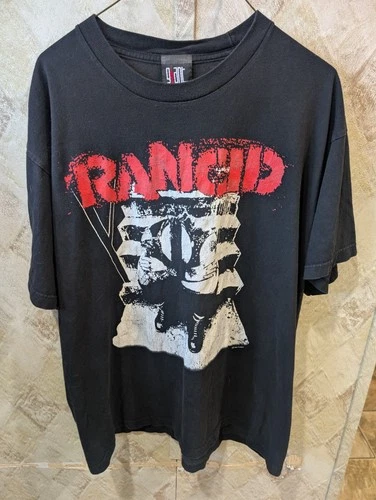 GIANT Tag 90s Rancid "Avenues And Alleyways" Punk Rock B 1990s vintage concert t-shirt, vintage, size XL, single stitch, B+ condition