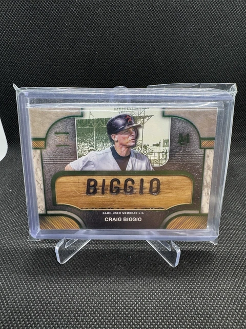 2025 Topps Museum Collection Craig Biggio Jumbo Lumber Bat Barrel 1/1 Astros