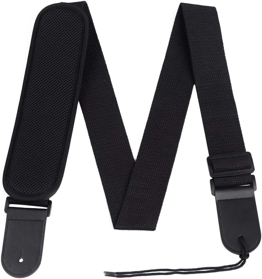 Rayzm Guitar Strap, Adjustable Cotton Strap for Acoustic/Electric/Bass Guitar,