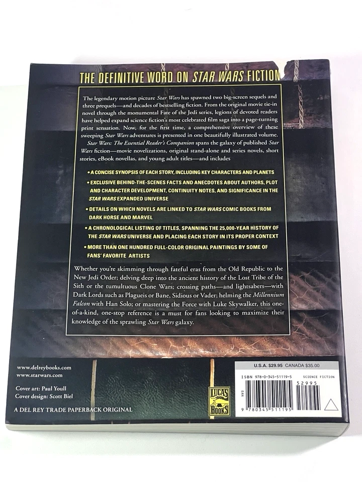 Essential Reader's Companion Star Wars TPB Pablo Hidalgo Legends EU Guide Foto 4 de 4