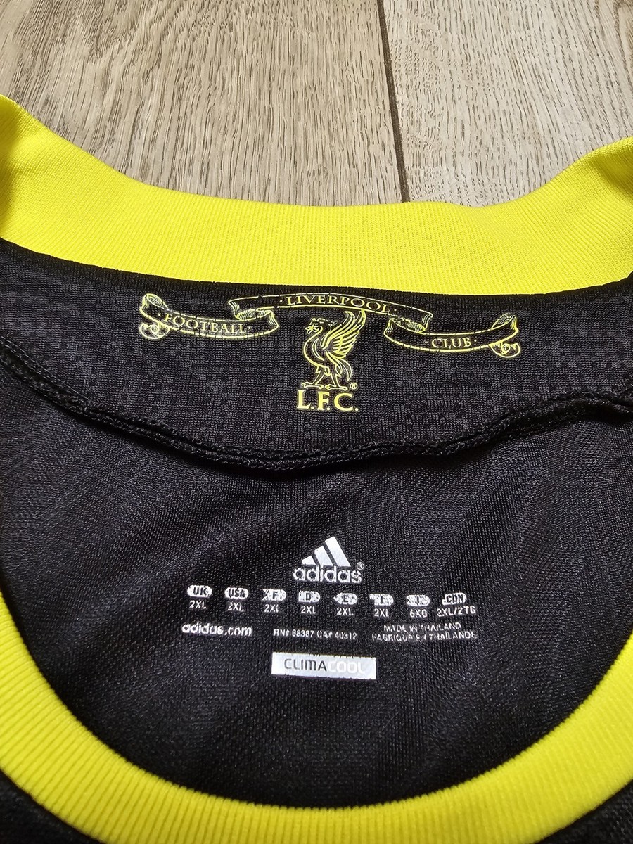 LIVERPOOL 2010 2011 THIRD FOOTBALL SHIRT SOCCER JERSEY 2XL ADIDAS