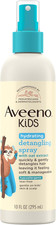 Aveeno Kids Hydrating Detangling Spray with Oat Extract, Quickly Detangles Hair,