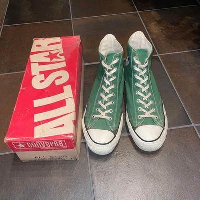 1970s Converse Original Chuck Taylor Green HI US 13