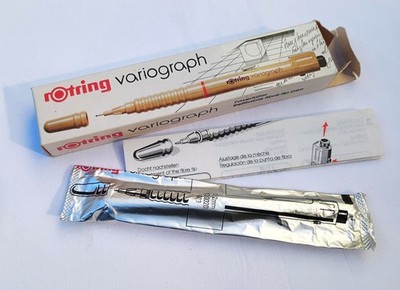 Rotring Variograph 0,2 mm Vintage Art.: 023 320 Faserschreiber, unbenutzt, OVP