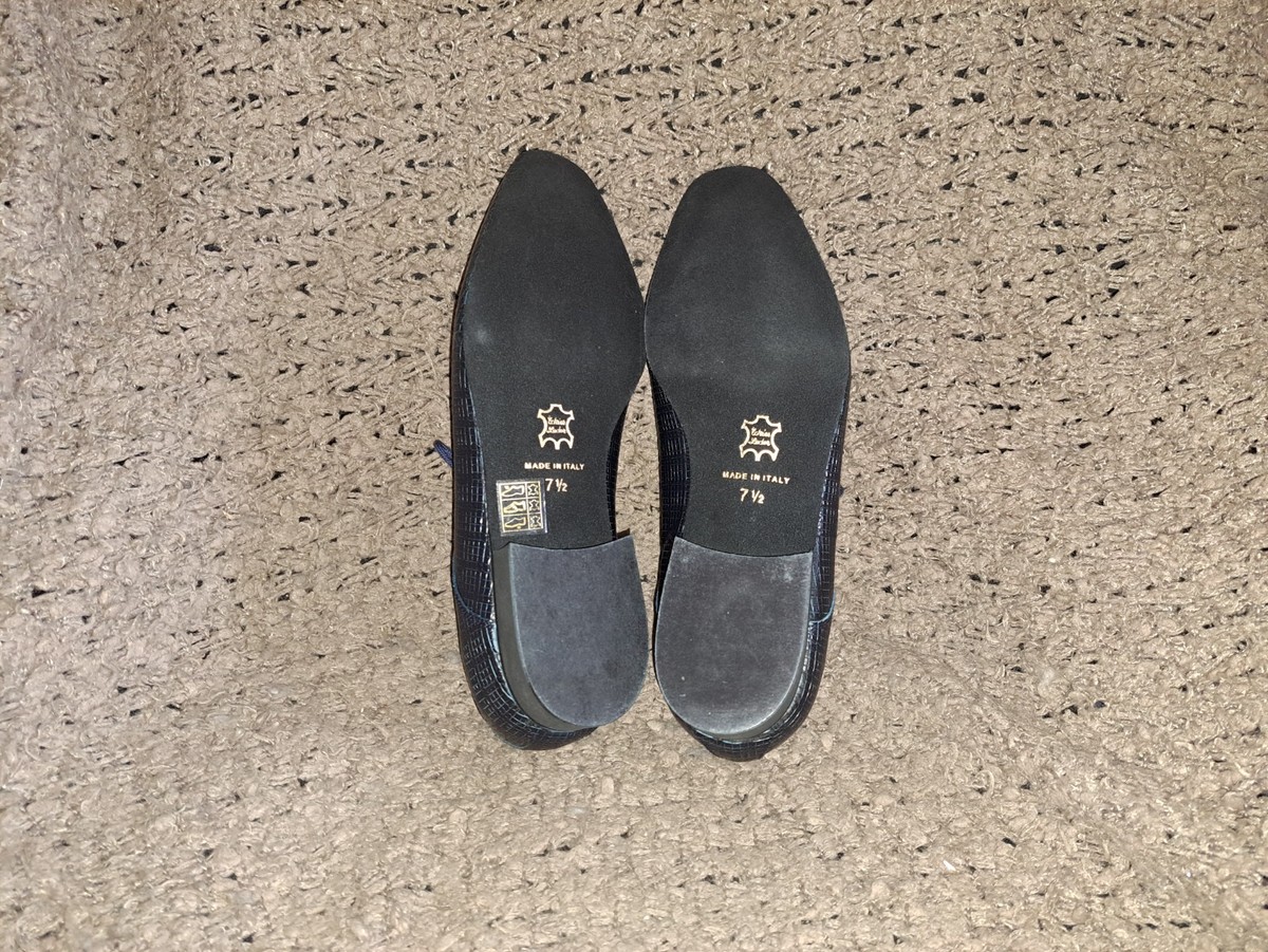 WERNER KERN-Ravenna-Blue/Black Printed Leather-Dance Shoes-Sz 7.5 UK/9 US-NWOB Werner Kern Runa Womens Practice Shoes | Practice Dance Shoes main image 3