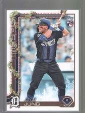 2025 Topps Holiday - Jace Jung (RC) Rookie #H136 - Detroit Tigers