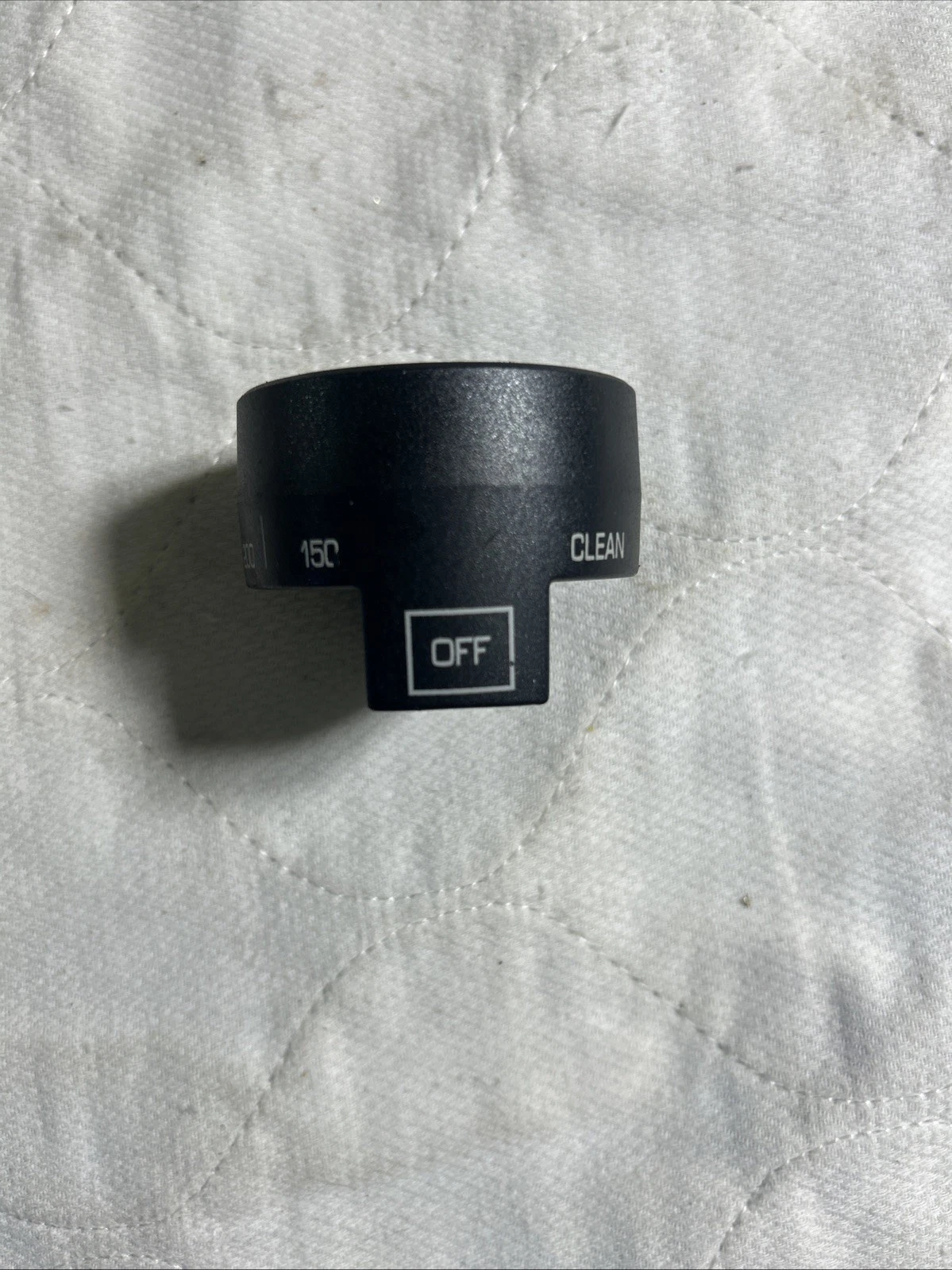 Thermador Black CLEAN BROIL TEMP knob for 30' 36” 48” PRO RANGES & OVEN
