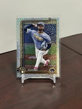 Freddy Peralta 2025 Topps Series 1 Celebration Confetti Foil Parallel