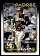 Jose Azocar 2024 Topps #423 San Diego Padres 26997 Baseball Card