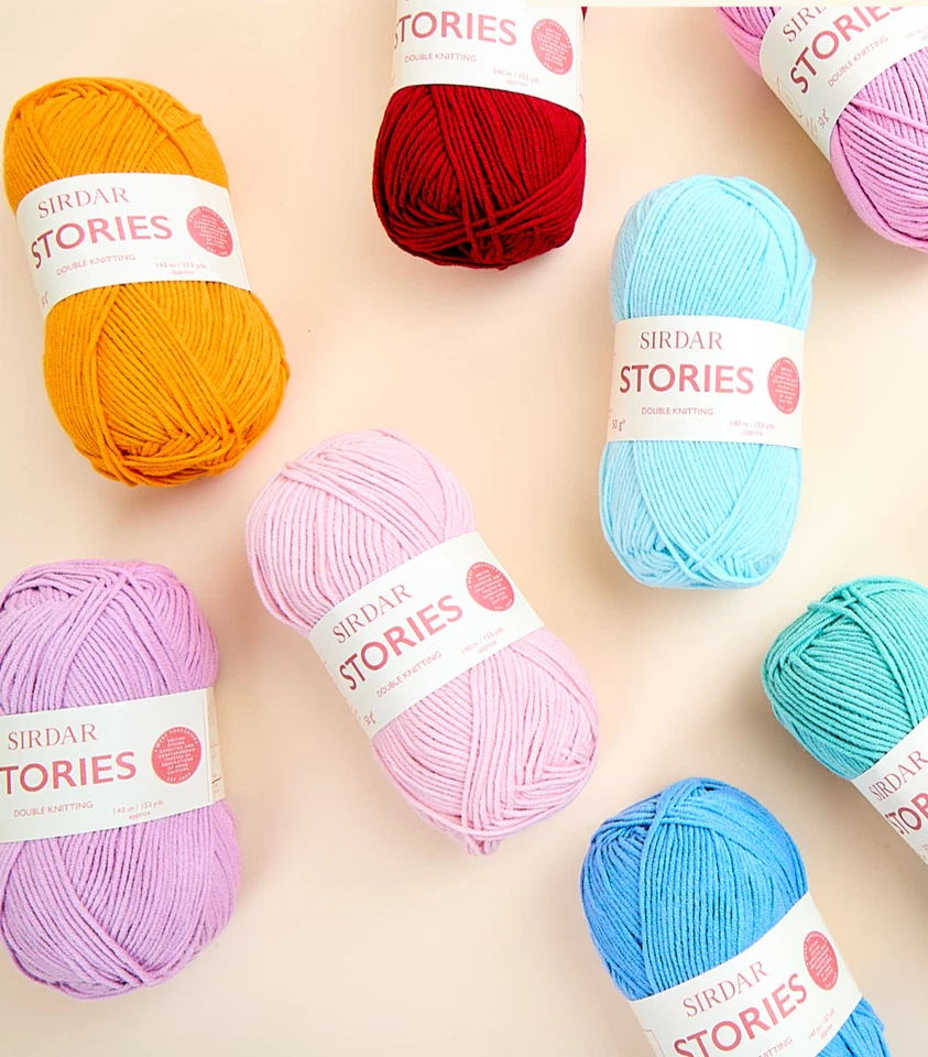 Sirdar Stories Cotton/Acrylic Blend DK Double Knitting Crochet 50g