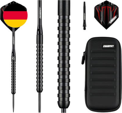 Champify NEU 90% Tungsten Darts Set  Blackbird  Mit 23G Barrel Und Schwarzer Dar