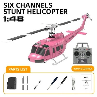 RC Hubschrauber C032 1:48 Huey UH-1 6-Achsen Gyro 6CH 3D Brushless Flugzeug