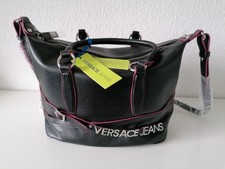 Versace Jeans Damen Tasche Shopper Handtasche Nappa Leder schwarz - Neu