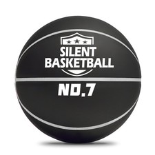 Upgraded Silent Basketball Size 7 - Indoor Noiseless Airless Foam black-pro