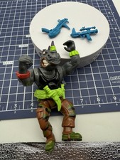 Vtg 1991 TMNT Machine Gunnin Rocksteady Near Complete Wacky Action Ninja Turtles