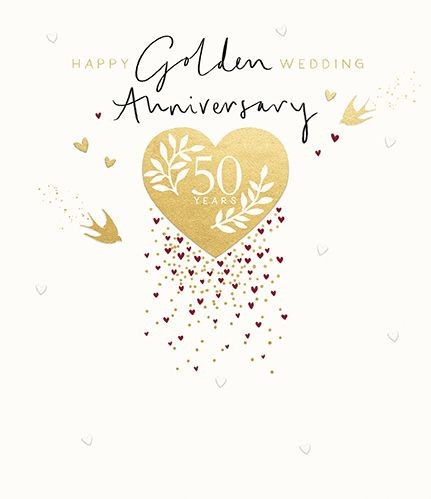 Anniversary Card 50th Anniversary