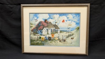 Root Beer Break at the Butterfield's by Charles Wysocki 20/2500 Framed USA 1995