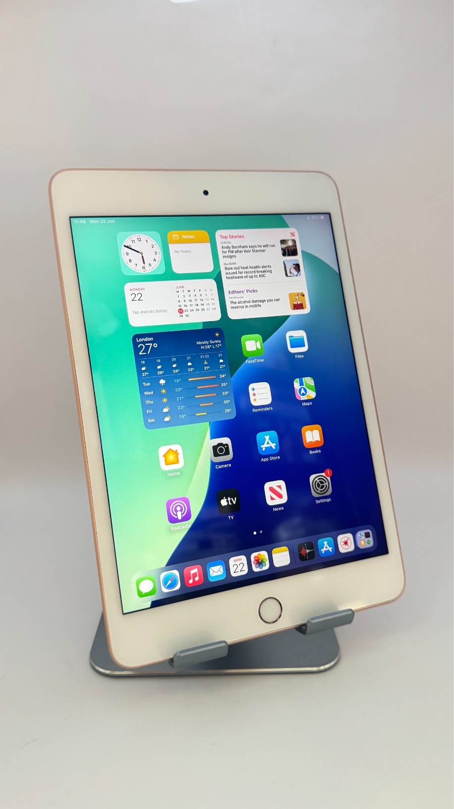 Apple iPad Mini 5th Gen. 64GB, Wi-Fi, 7.9 in - Gold