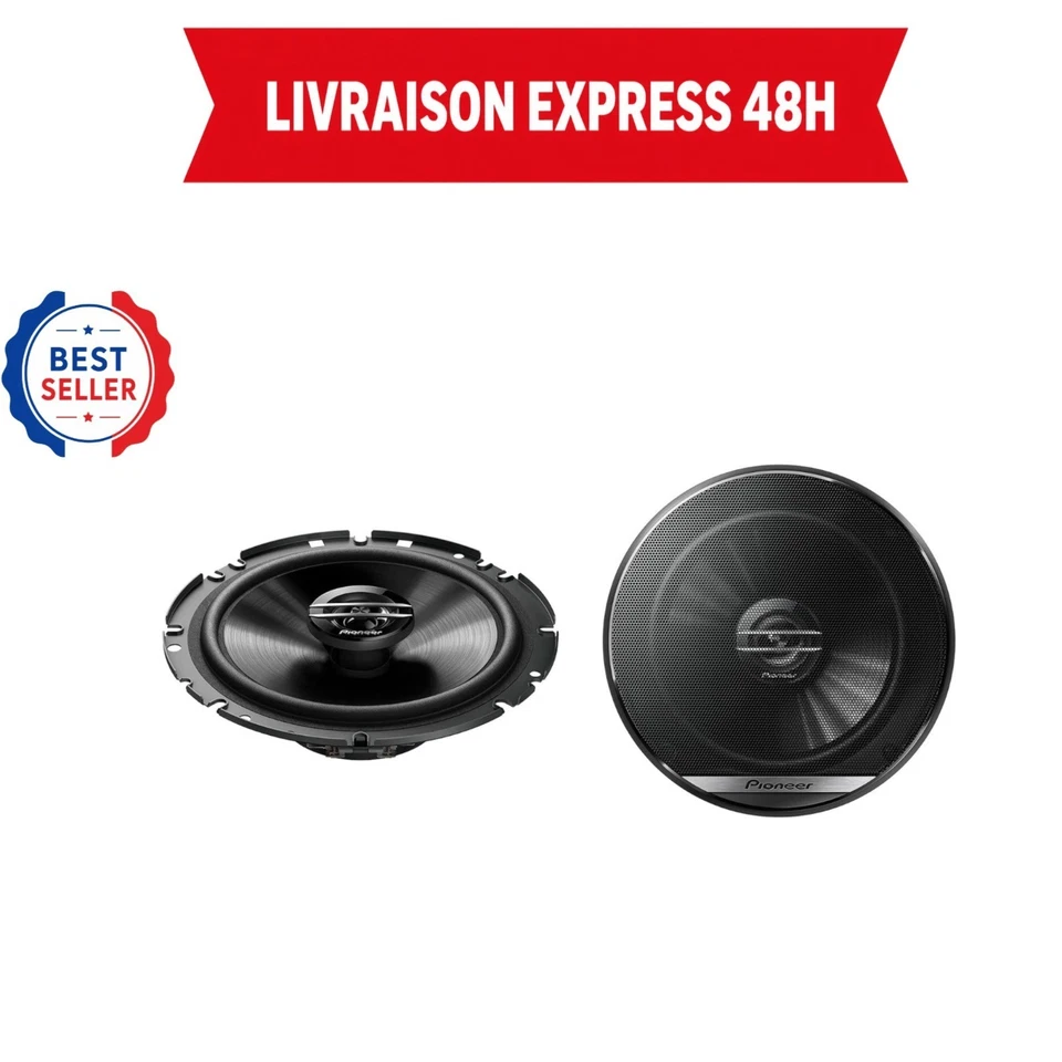 PIONEER TS-G1720F Haut-parleurs Voiture Coaxiaux 16,5cm 300W - Photo 1/1