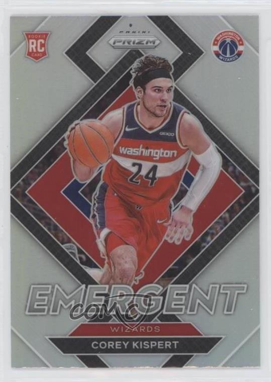 2021-22 Panini Prizm Emergent Silver Prizm Corey Kispert #10 02v3