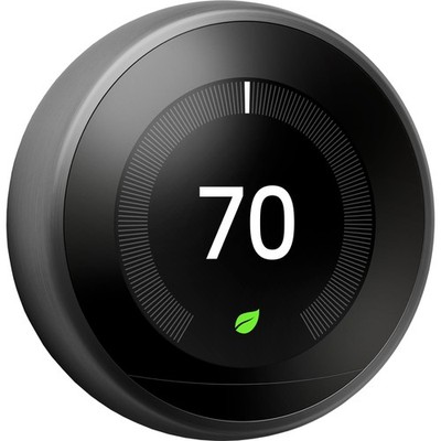 Google Nest Learning Thermostat 3. Generation, schwarz - Smart Thermostat - A Bri