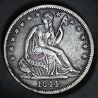 1844-O Seated Liberty Half Dollar - VF+