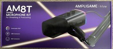 AM8T FIFINE XLR/USB Gaming Microphone Kit, Dynamic PC Mic for Streaming Gaming