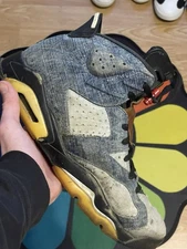 Nike Air Jordan 6 Retro Washed Denim CT5350-401 Men's Size 12 with Box BEATERS