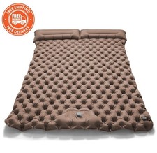 Colchón de camping inflable doble almohad…